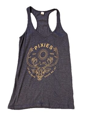 Hanes Gray Racerback Tank Top